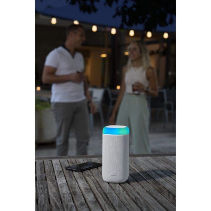 Belaidis garsiakalbis su LED apšvietimu Hama Shine 2.0, baltas