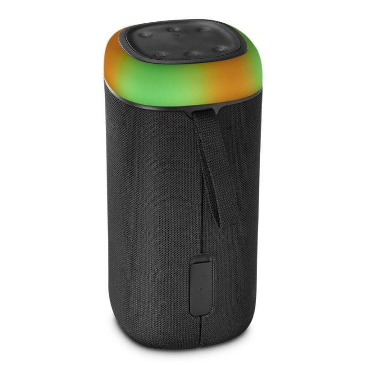 Juodas Bluetooth garsiakalbis Hama Shine 2.0 su LED apšvietimu