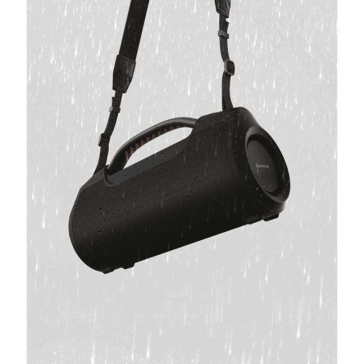 Nešiojama kolonėlė Hama Soundbarrel 2.0, juoda