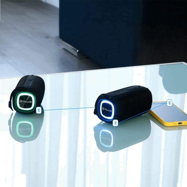 Bluetooth garsiakalbis Tellur Eclipse, 12 W, juodas
