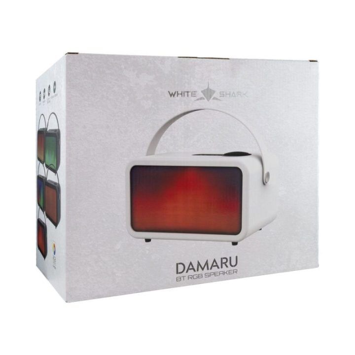 Balta Bluetooth kolonėlė White Shark GBT-630 DAMARU, 30 W RMS