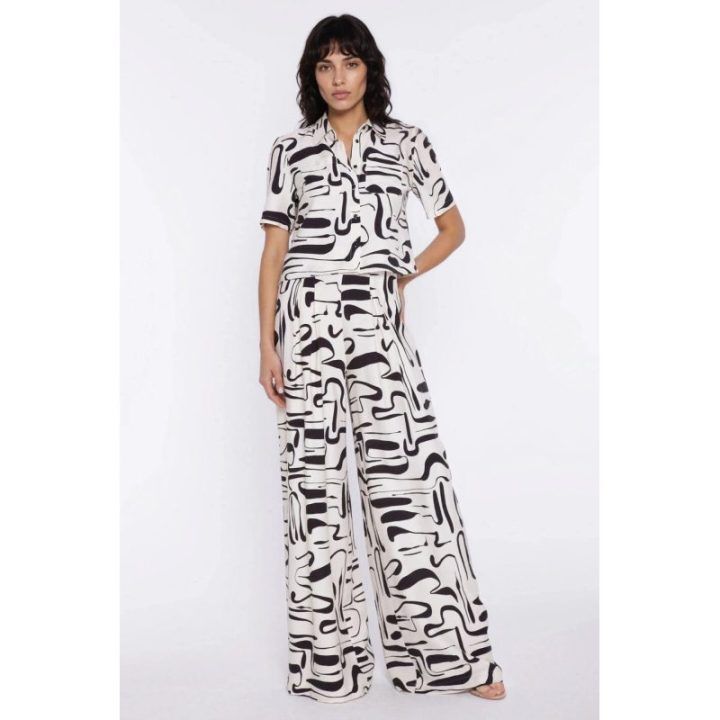 Moteriškos kelnės Nife, rayon ir nylon