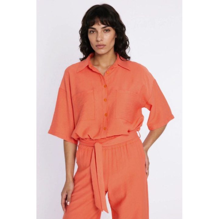 Moteriška palaidinė trumpomis rankovėmis Nife