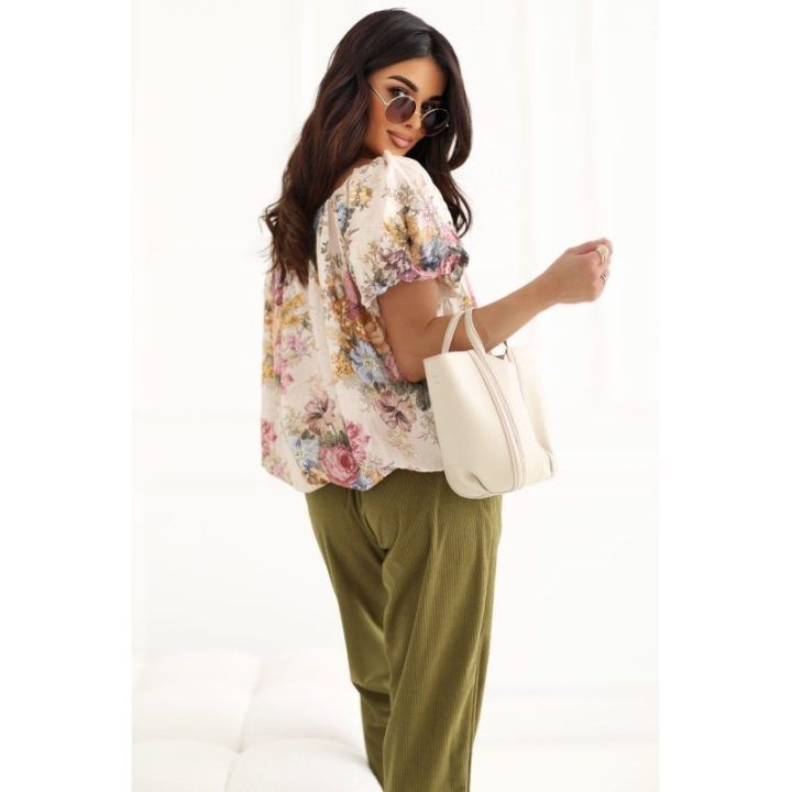 Palaidinė su gėlėtu raštu Italy Moda