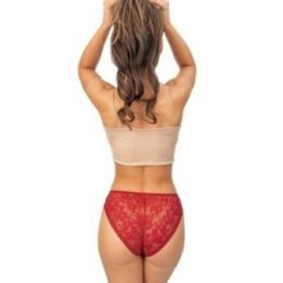 Nėriniuotos kelnaitės Donna – raudona