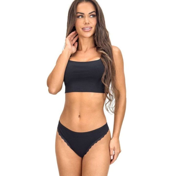 Brazilinės kelnaitės Donna – juoda