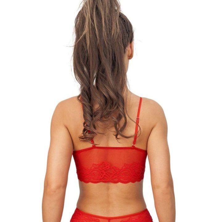 Minkšta liemenėlė Donna – raudona