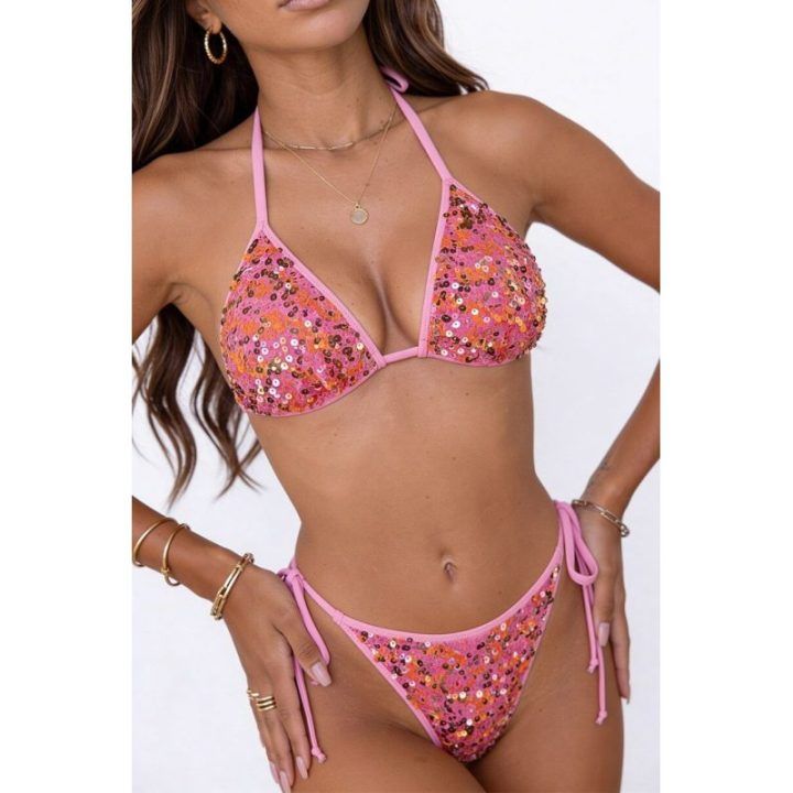 Bikinio liemenėlė Axami – rožinė