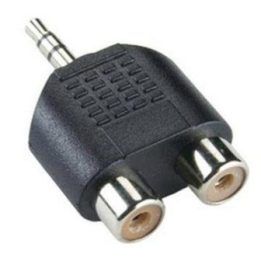 Adapteris 3,5 mm į 2 × RCA