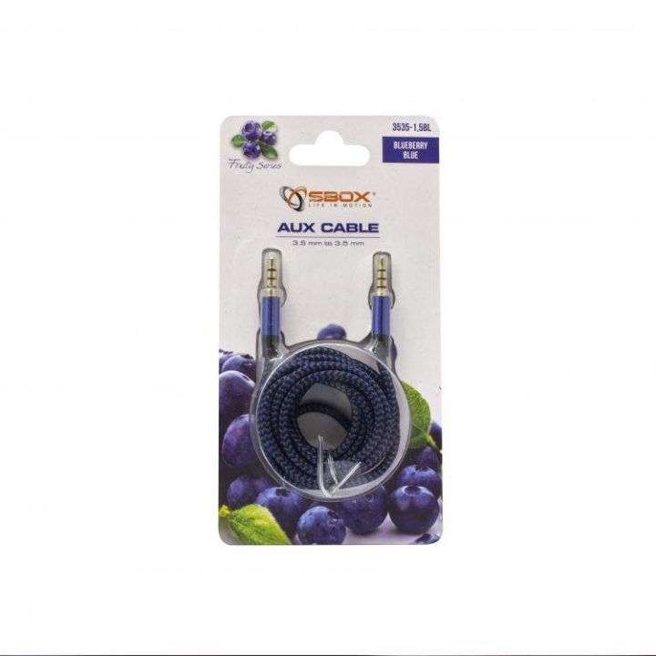 Garso kabelis Xbox 3,5 mm į 3,5 mm, 1,5 m, mėlynas