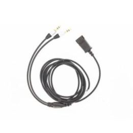 Tellur QD į 2 × Jack 3,5 mm adapterio laidas