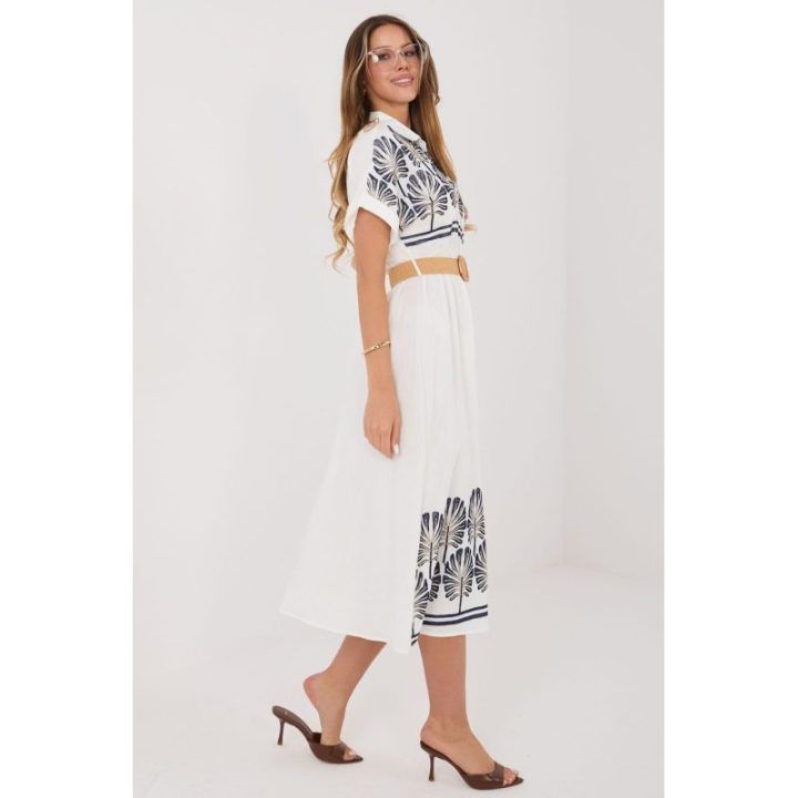 Midi ilgio suknelė Italy Moda su diržu