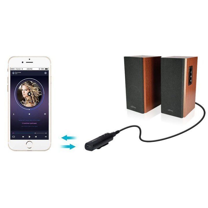 Media-Tech MT3588 Bluetooth 5.1 EDR ausinių adapteris