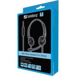 Sandberg 126-13 USB Office Headset Pro Stereo ausinės su mikrofonu