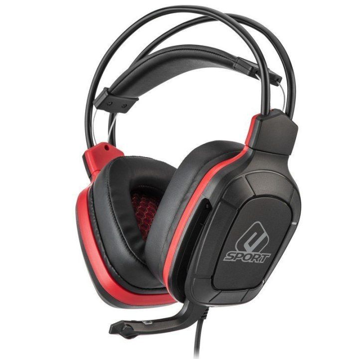 Subsonic Pro 50 žaidimų ausinės su mikrofonu, juodos