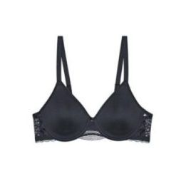 Juoda minkšta liemenėlė Triumph