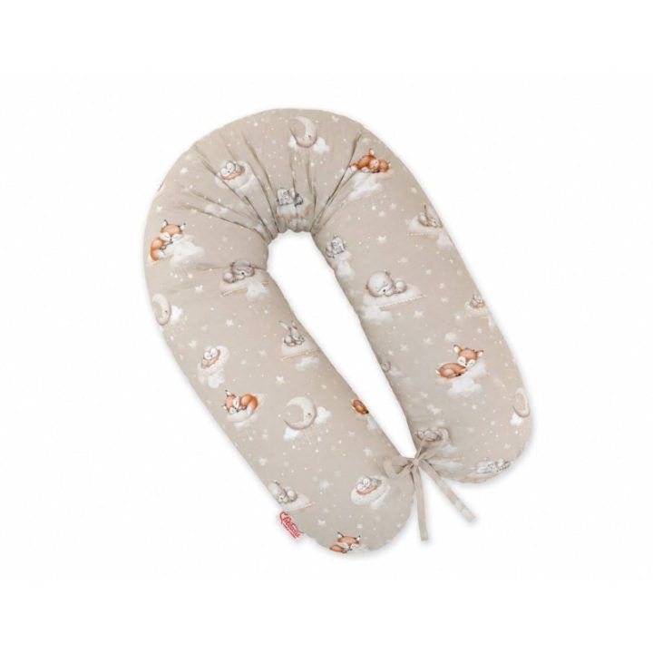 Nėštumo pagalvė Longer My Sweet Baby Twinkle Woodland su nuimamu užvalkalu