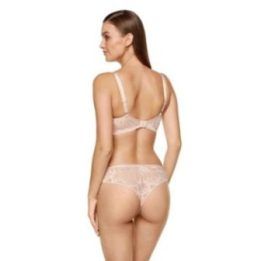 Nėriniuota liemenėlė Gorteks Claudia, švelniai rožinė