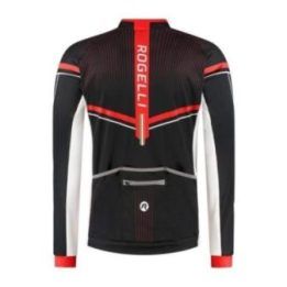 Vyriški dviratininko marškinėliai ilgomis rankovėmis Rogelli Gara Mostro II, raudoni, 4XL