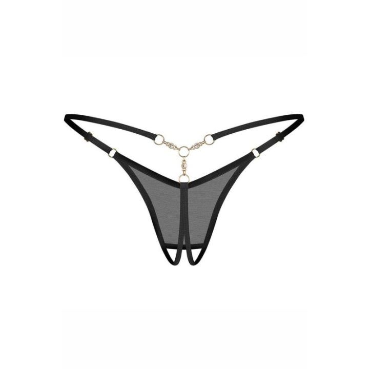 Juodi tanga stringai Obsessive