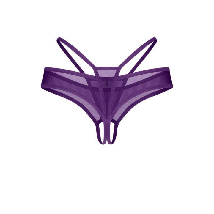 Violetiniai crotchless stringai Obsessive