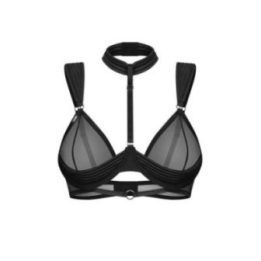 Trikampė bikinio viršutinė dalis su chokeriu Obsessive