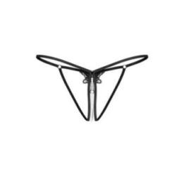 Juodos seksualios string kelnaitės Obsessive