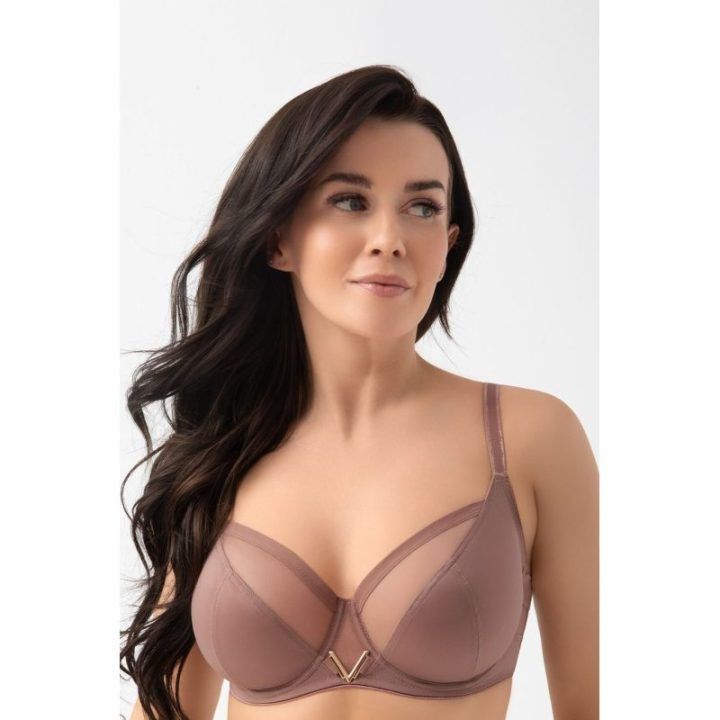 Moteriška minkšta liemenėlė Vicky K564, mocca