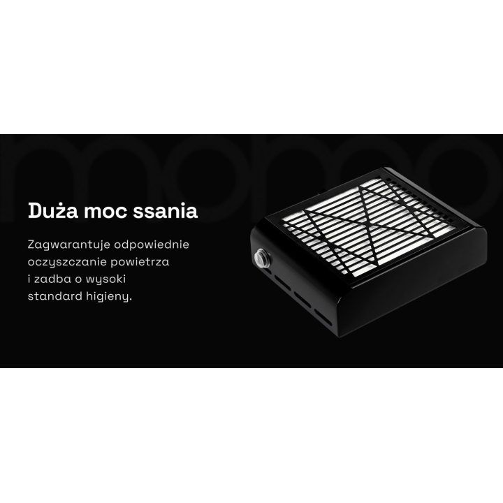 Momo J-23 kasetinis dulkių siurblys, juodas