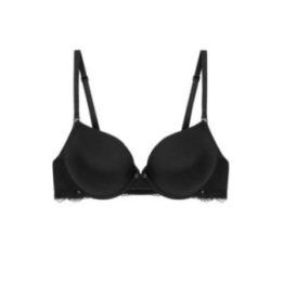 Juoda push-up liemenėlė Triumph