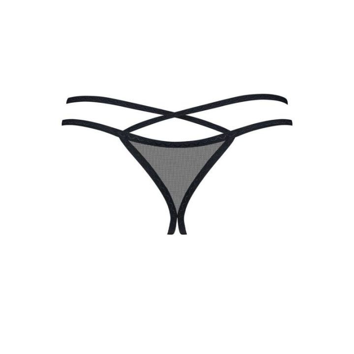 Nėriniuoti stringai su juostelėmis Obsessive