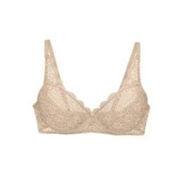 Nėriniuota liemenėlė Triumph – smėlio