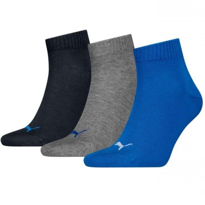 PUMA Quarter Plain kojinės, 3 poros