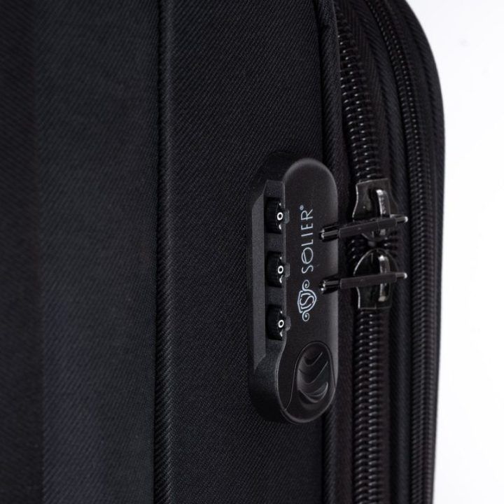 Juodas lagaminėlis Solier Solier Luggage