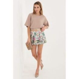 Gėlėtas skortas Italy Moda