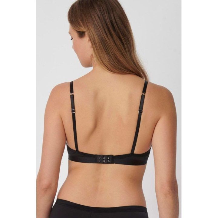Juoda trikampė bikinio viršutinė dalis Triumph