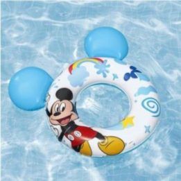 „Mickey Mouse“ pripučiamas plaukimo ratas vaikams su ausimis, mėlynas, Bestway 9102K