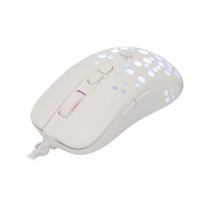 White Shark TRISTAN-W-2 GM-9004 žaidimų pelė, balta
