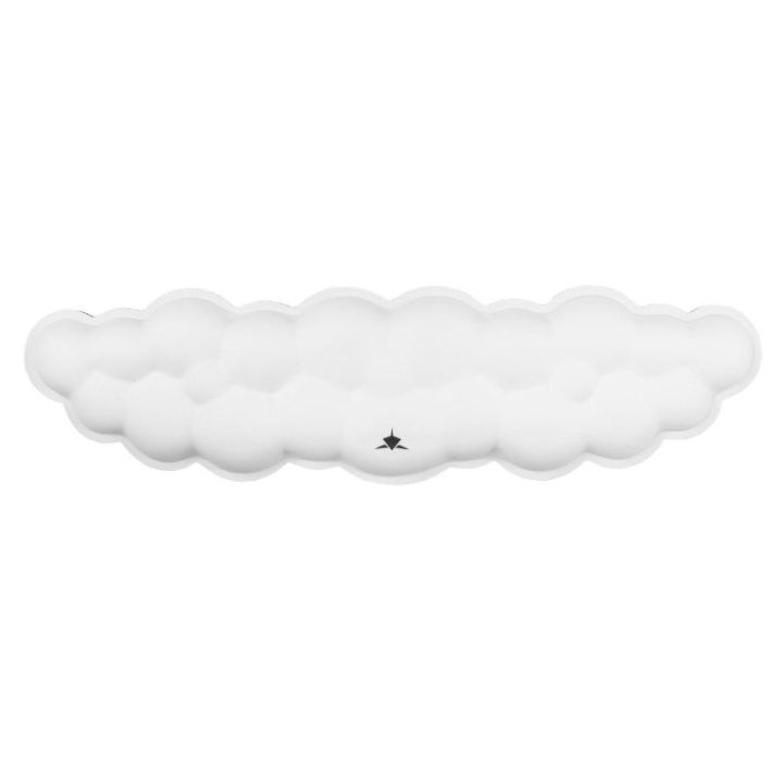 White Shark CUMULUS-W KP-012 riešo atrama klaviatūrai, balta