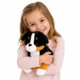 Plush Soft Dog Cuddly Toy Bernese Mountain Dog 30x30 cm