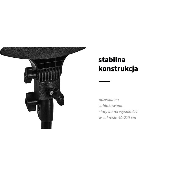GLOW 18" RGB ringinė lempa su stovu, 45 W