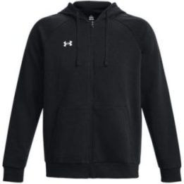 Vyriškas džemperis su gobtuvu ir užtrauktuku Under Armour Rival Fleece, juodas