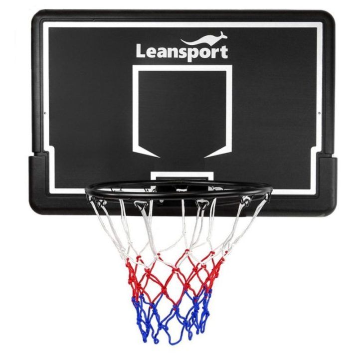 Juodas pakabinamas krepšinio lankas su lenta, 90 cm