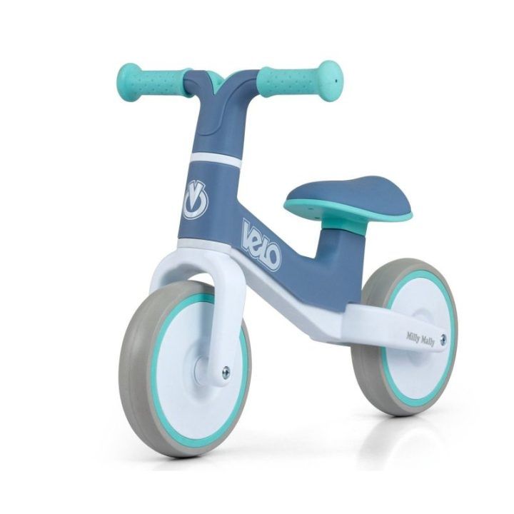 Bėgimo dviratukas Milly Mally Velo, mėtų spalvos