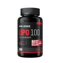 Maisto papildas kapsulėmis Body Attack Lipo 100 120 kapsulių