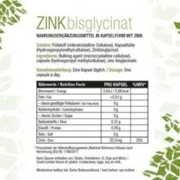 Cinko bisglicinato kapsulės Sinob Chelapro 60 kapsulių