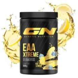 EAA aminorūgščių milteliai GN EAA Xtreme 500 g, ledinės arbatos ir citrinų skonio