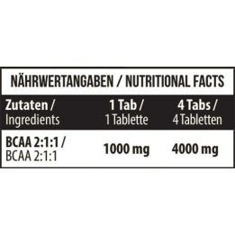 BCAA 1000 tabletės MST, 90 vnt
