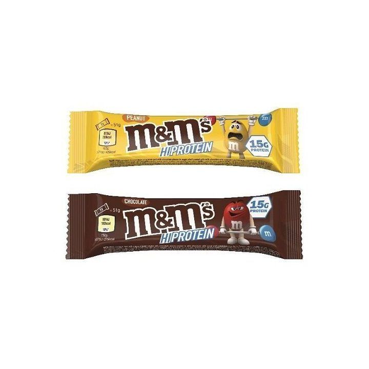 M&M's baltyminis batonėlis 12 x 51 g