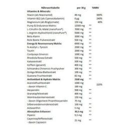 GODSRAGE Valhalla prieštreniruotinis papildas – 400 g